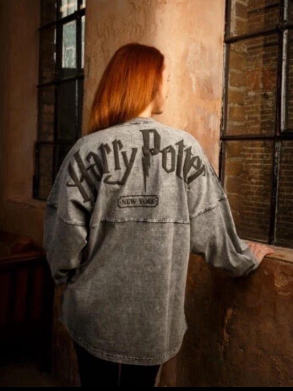 Wizarding World of Harry Potter NYC Mineral Wash Spirit Jersey Sz XL